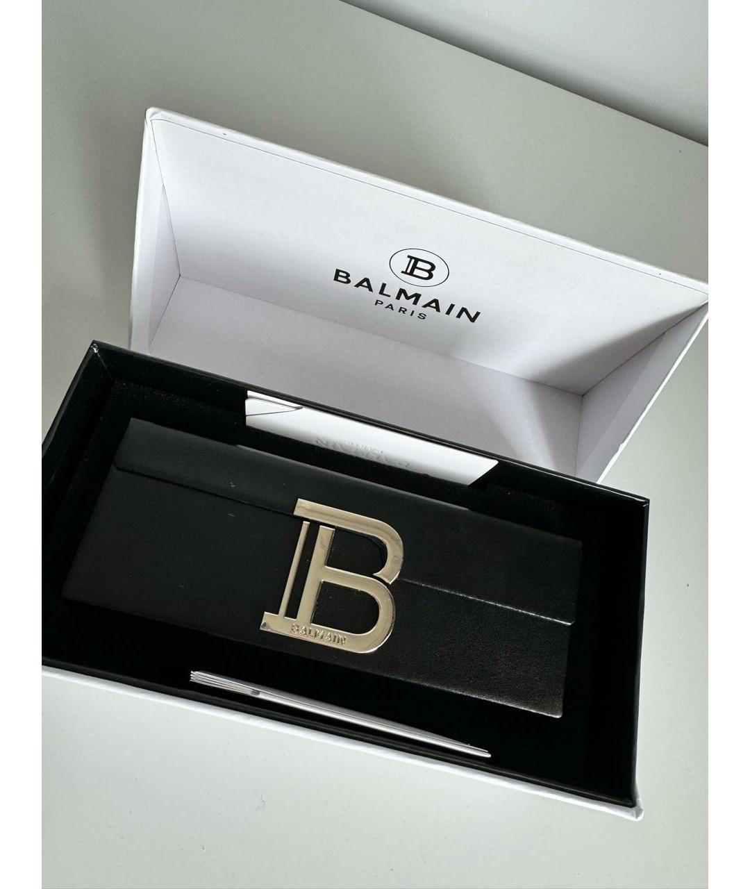 BALMAIN Коричневые металлические солнцезащитные очки, фото 5