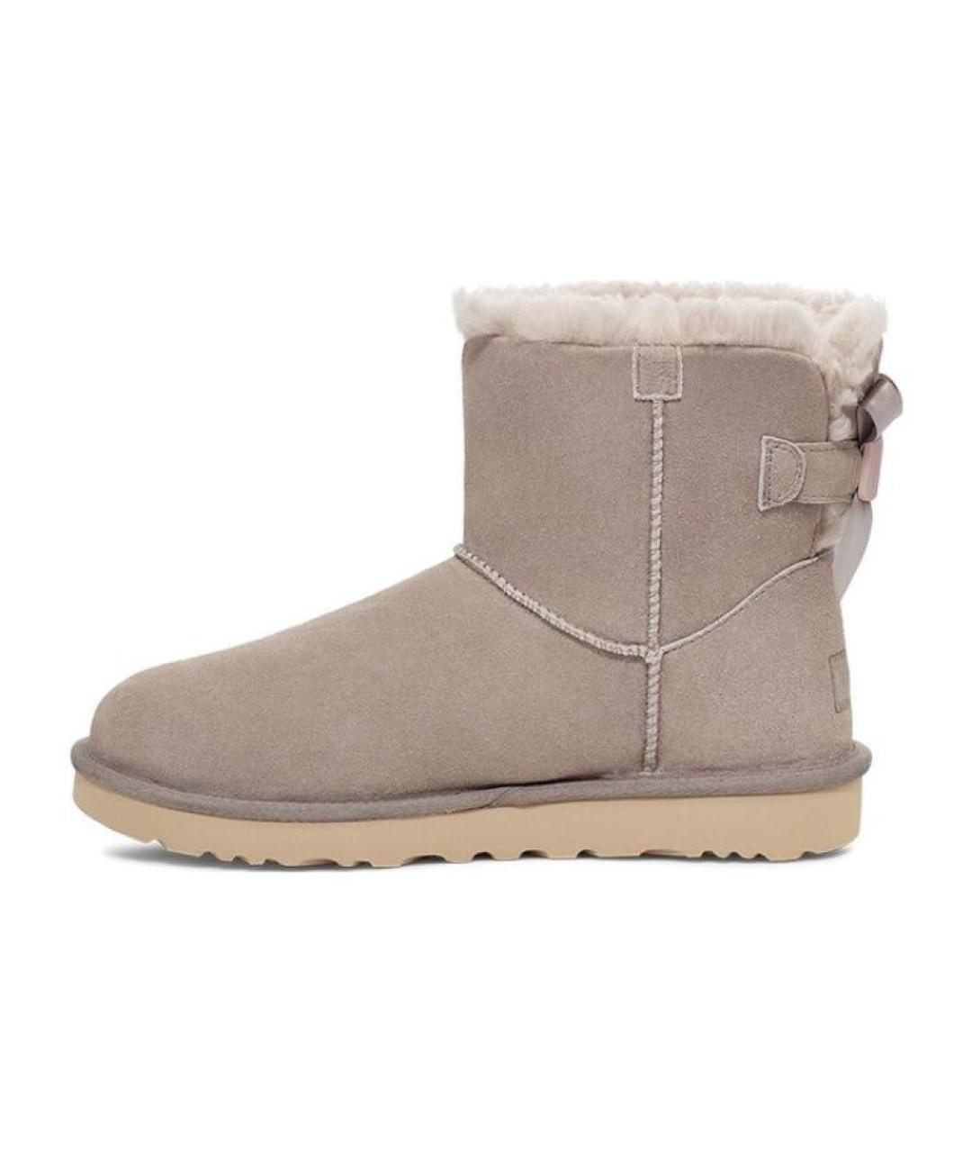 UGG AUSTRALIA Серые замшевые ботинки, фото 5