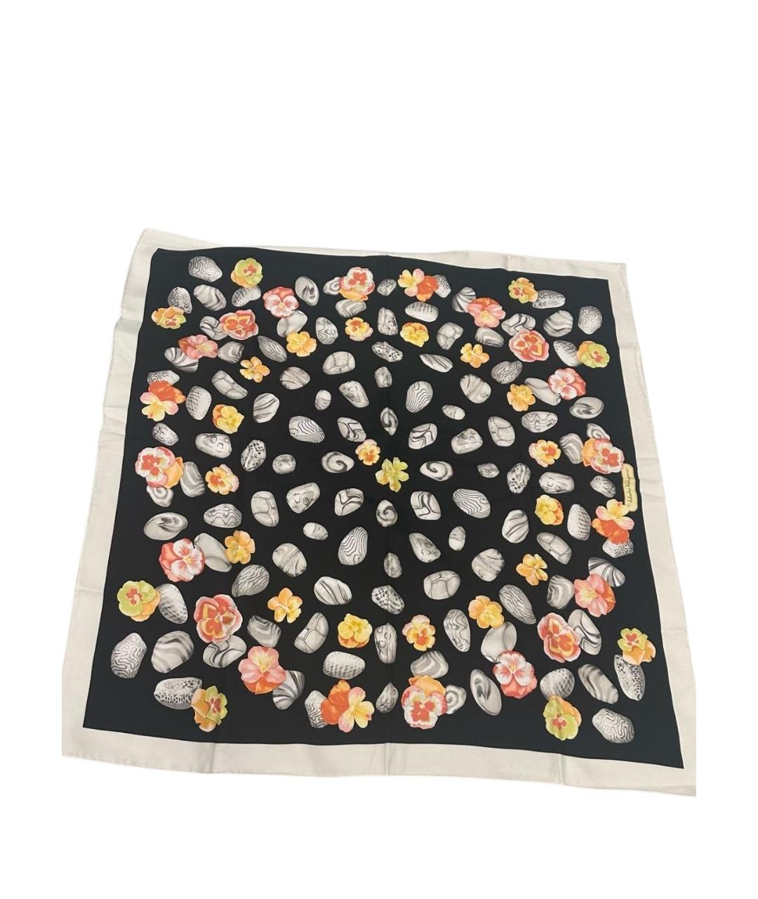 FERRAGAMO Мульти шелковый платок, фото 1