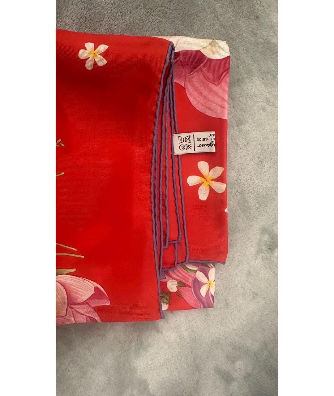 FERRAGAMO Мульти шелковый платок, фото 3