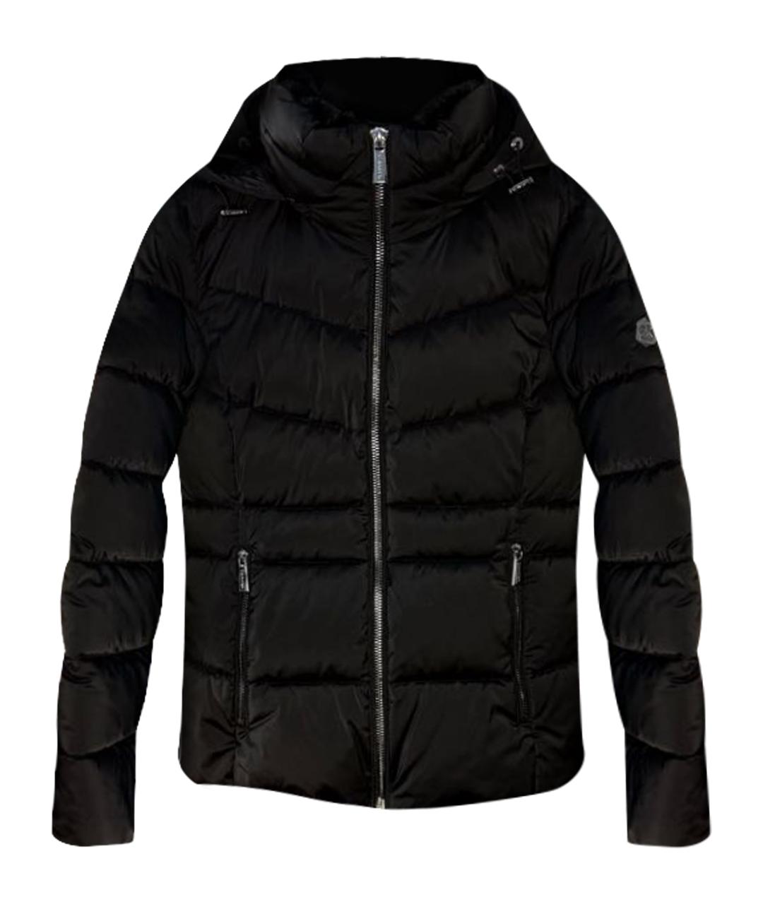 CALVIN KLEIN Черный полиэстеровый пуховик, фото 1