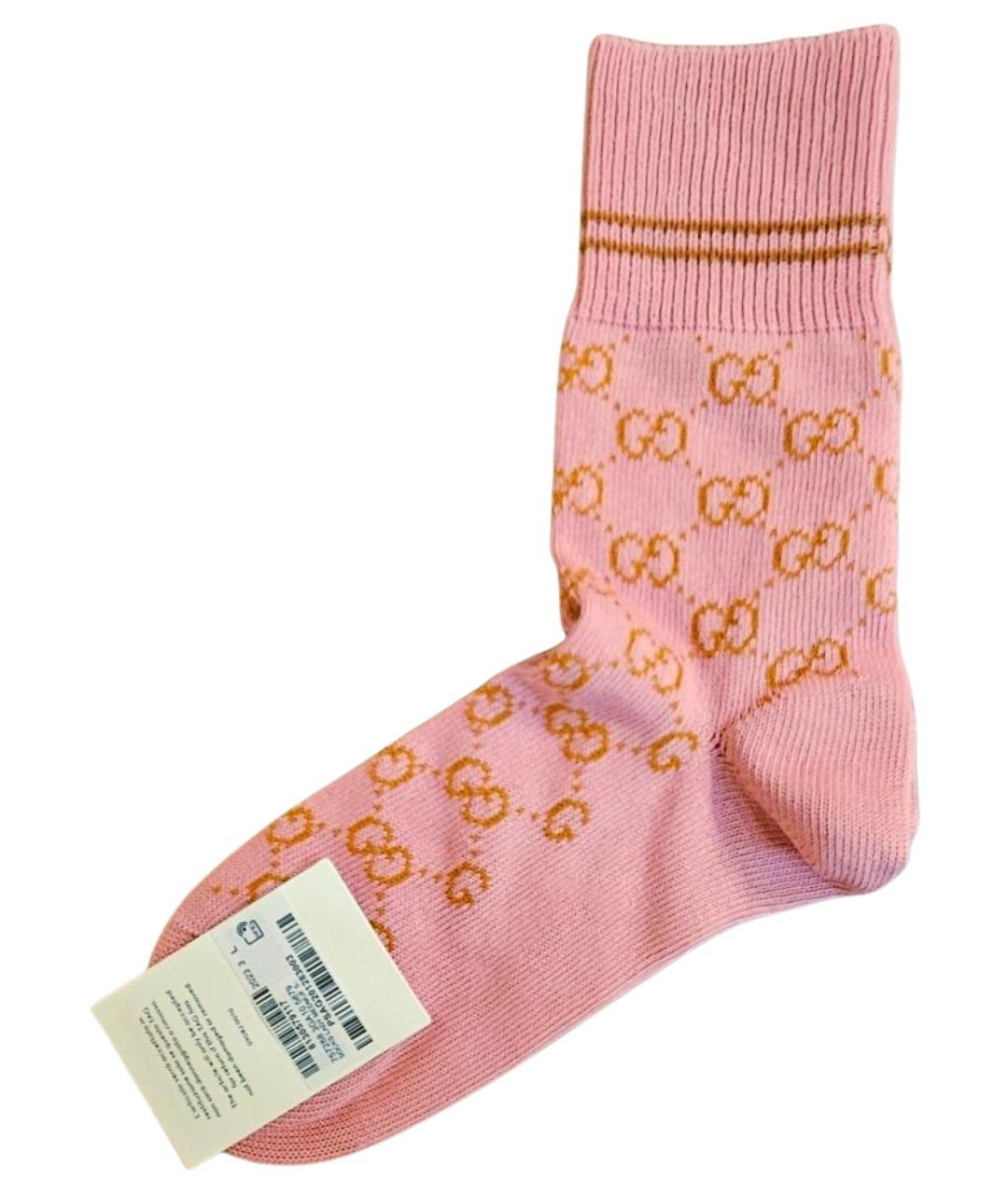 GUCCI Розовые носки, чулки и колготы, фото 1