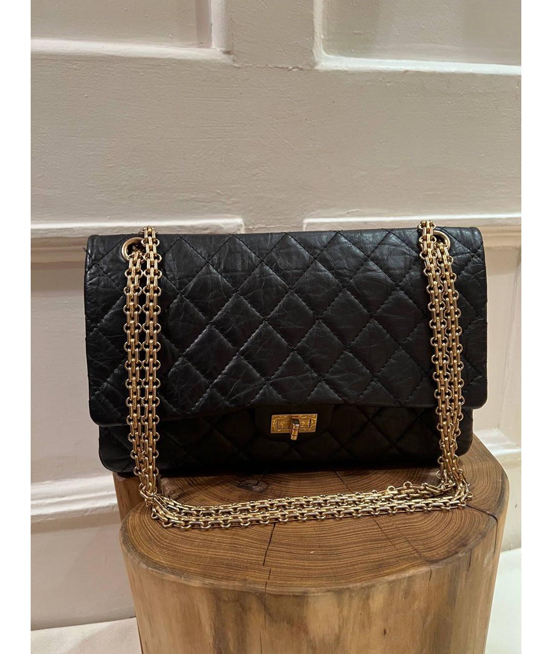 CHANEL Черная кожаная сумка через плечо, фото 6