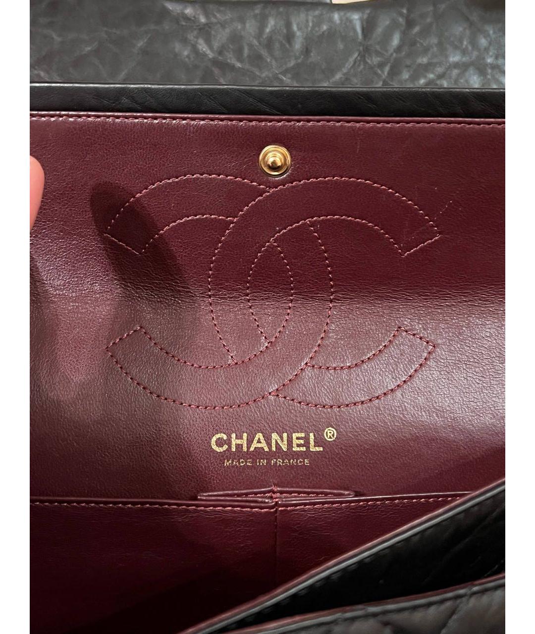 CHANEL Черная кожаная сумка через плечо, фото 4