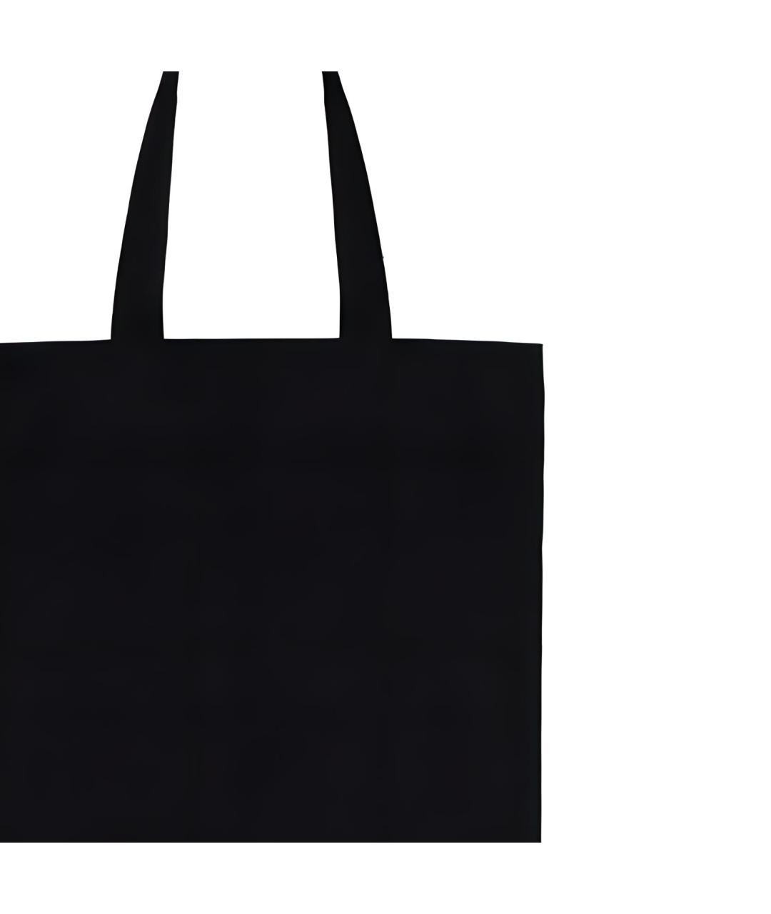 SAINT LAURENT Черная хлопковая сумка на плечо, фото 4