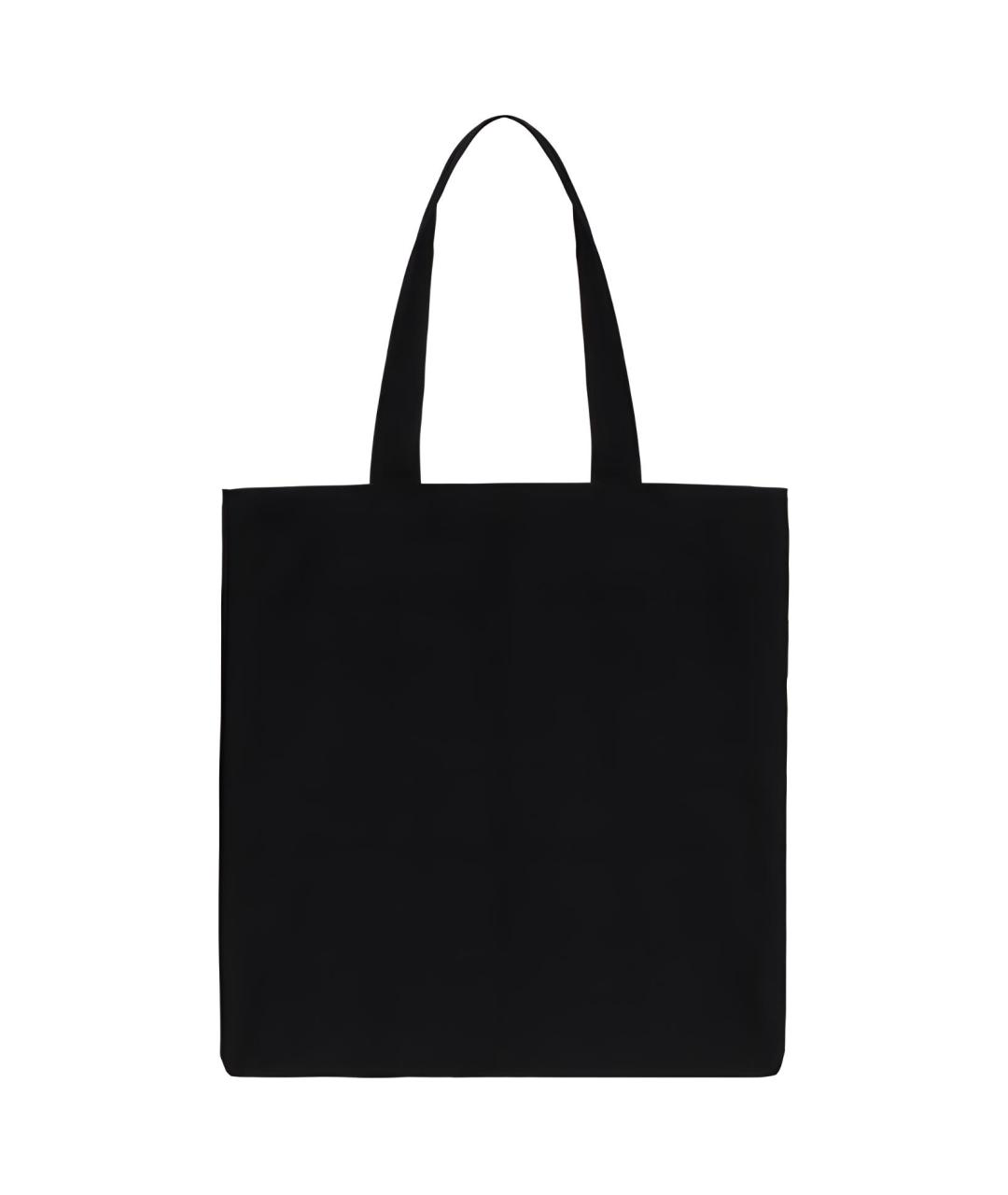 SAINT LAURENT Черная хлопковая сумка на плечо, фото 2