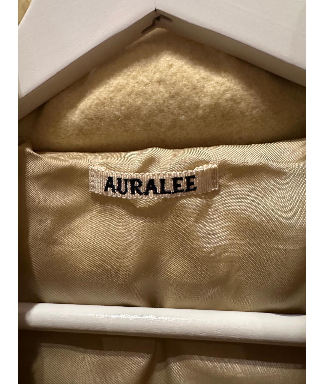 AURALEE Бежевый кашемировый пуховик, фото 3