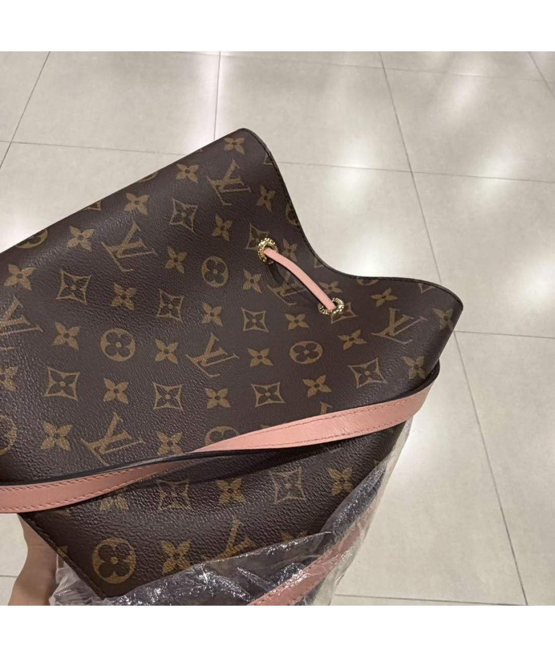 LOUIS VUITTON Коричневая сумка тоут, фото 4