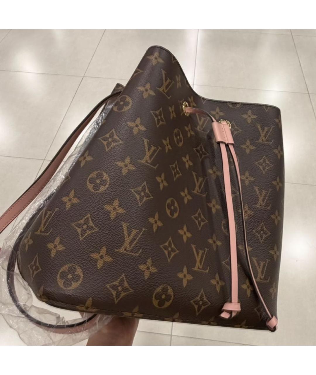 LOUIS VUITTON Коричневая сумка тоут, фото 3