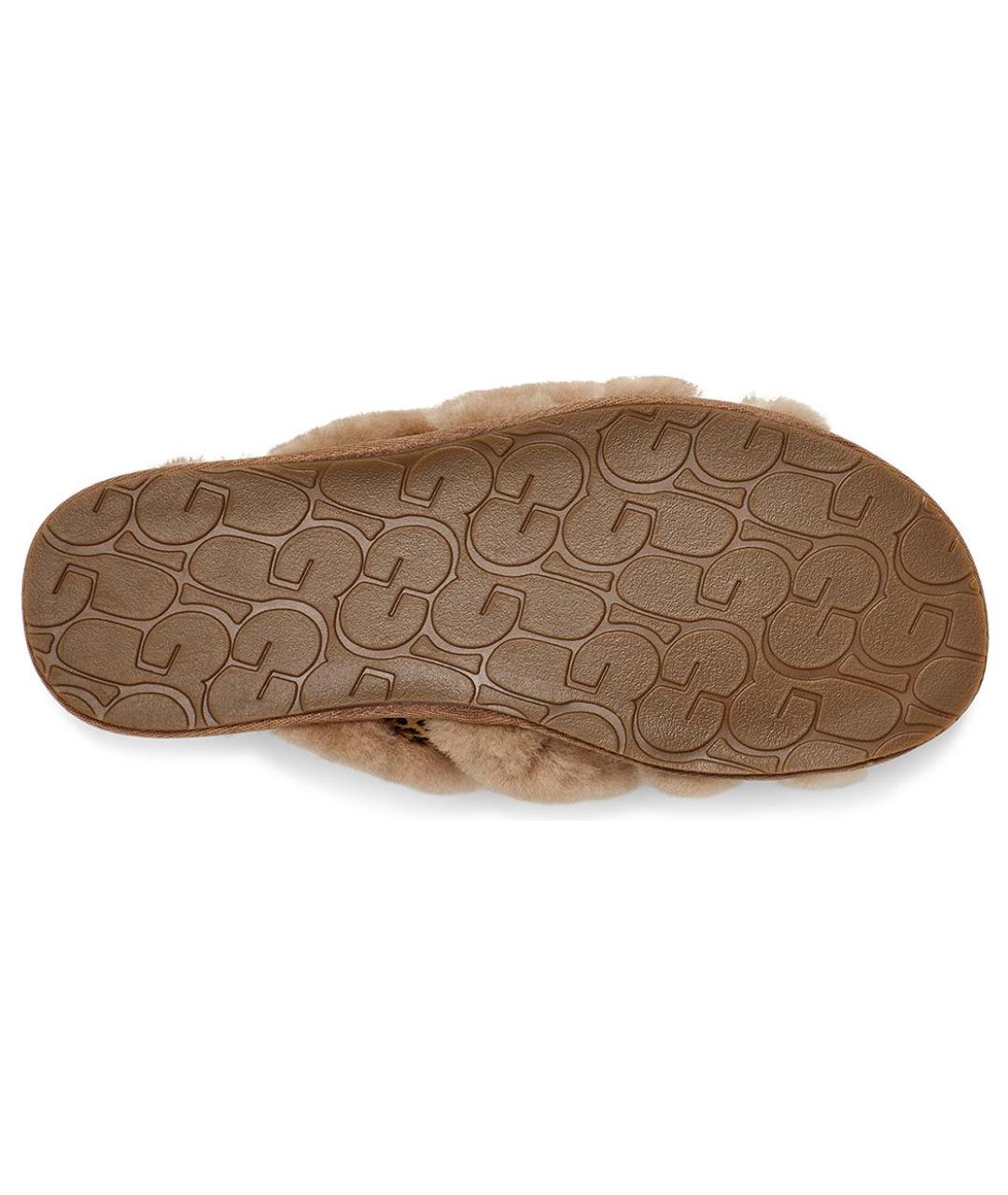 UGG AUSTRALIA Коричневые шлепанцы, фото 5