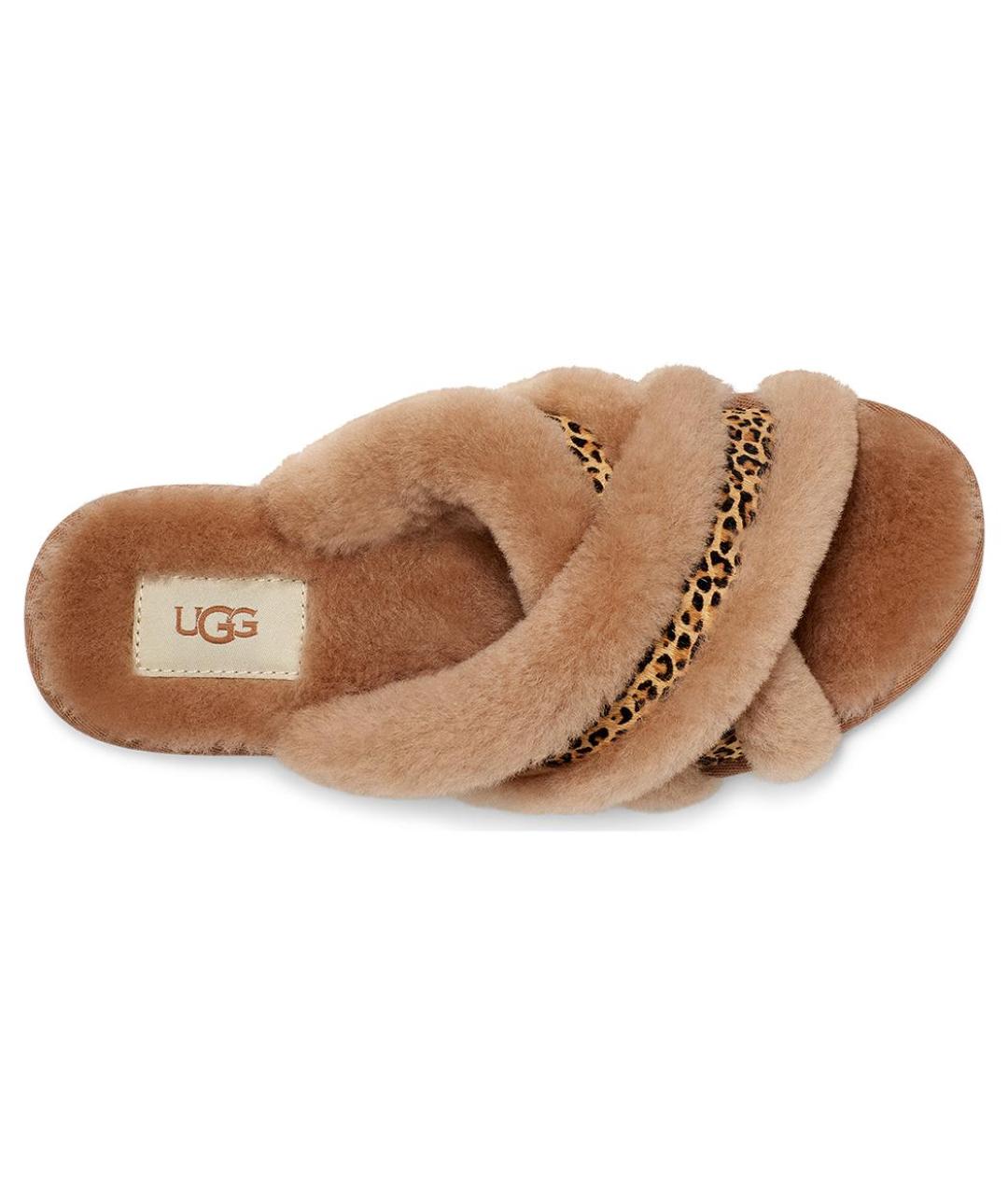 UGG AUSTRALIA Коричневые шлепанцы, фото 3