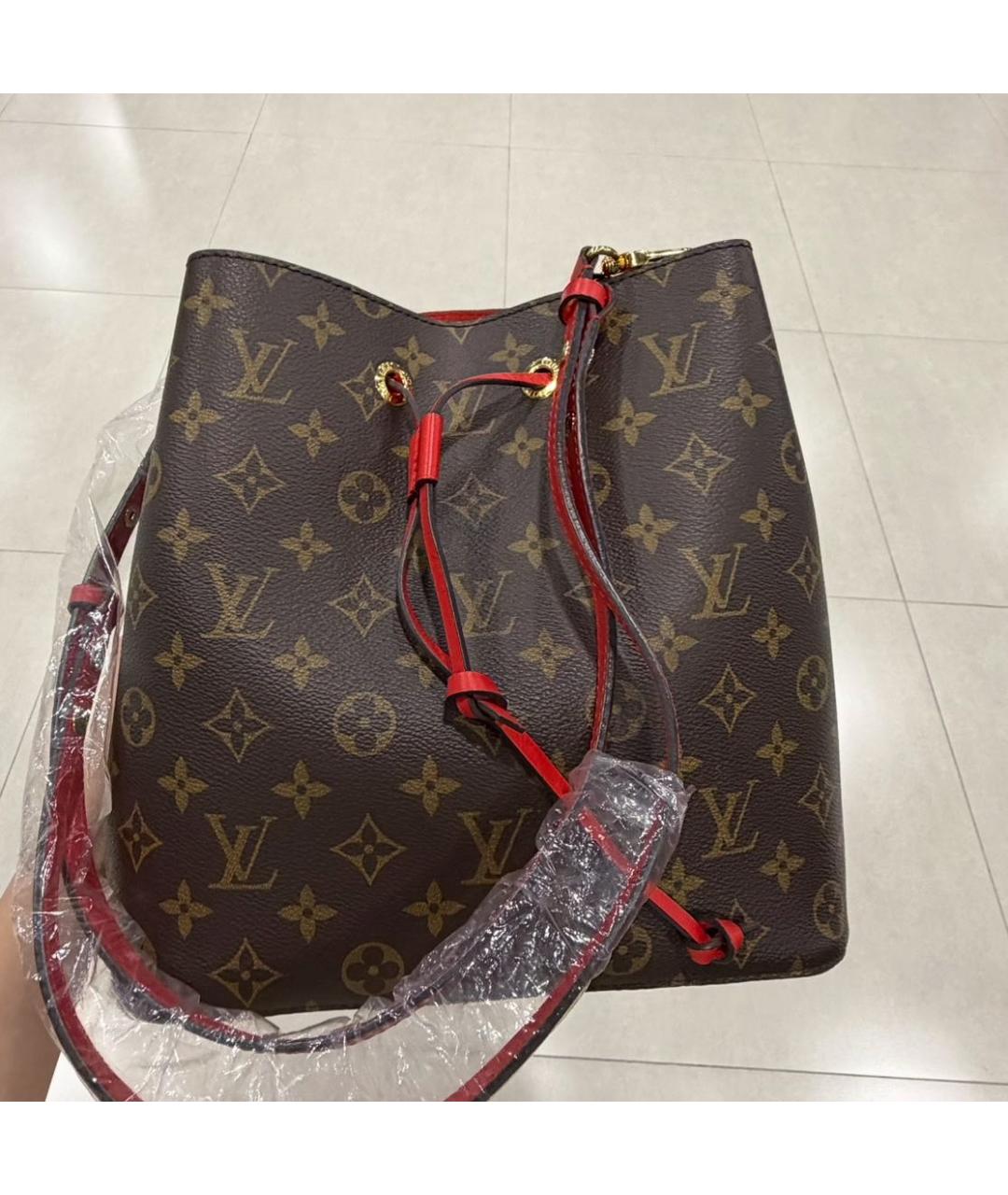 LOUIS VUITTON Коричневая сумка тоут, фото 2