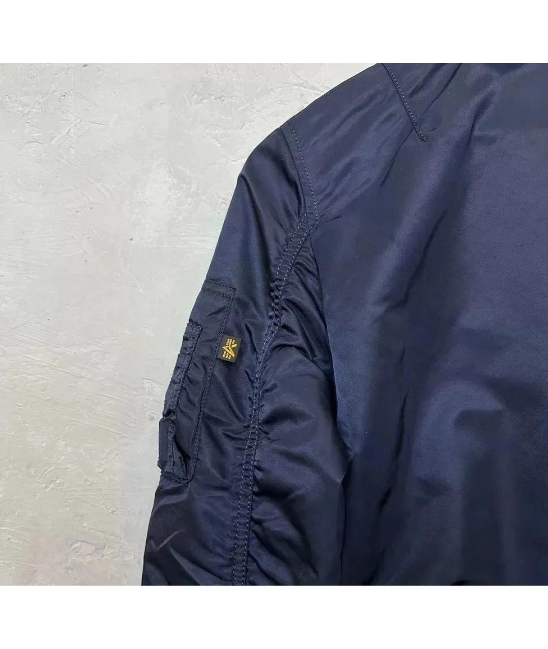 ALPHA INDUSTRIES Темно-синяя куртка, фото 5