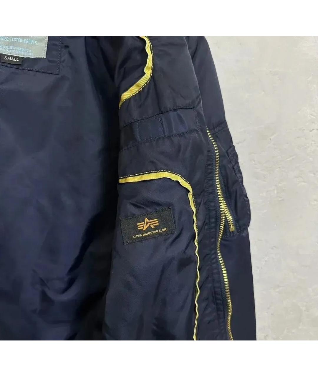 ALPHA INDUSTRIES Темно-синяя куртка, фото 8