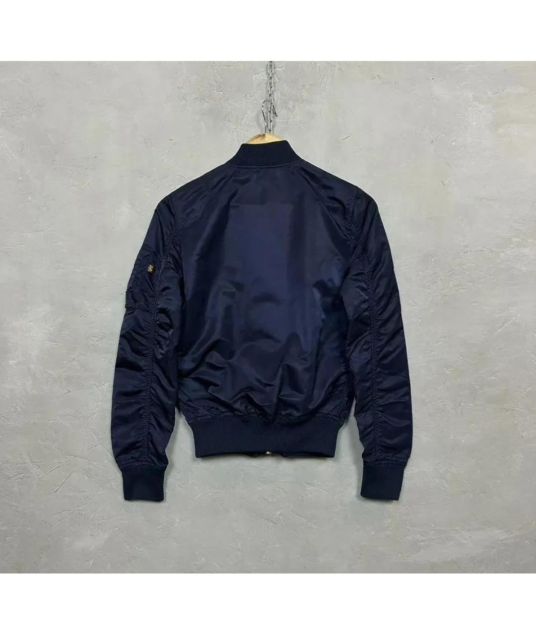 ALPHA INDUSTRIES Темно-синяя куртка, фото 3