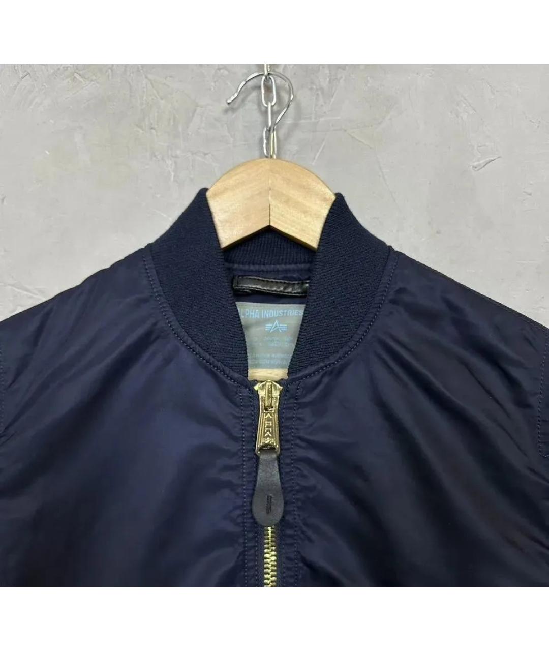 ALPHA INDUSTRIES Темно-синяя куртка, фото 2