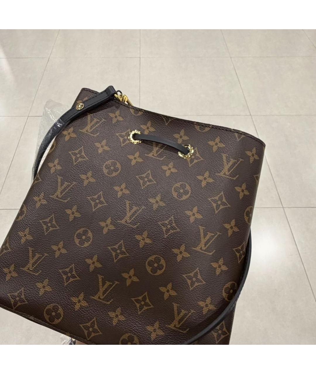 LOUIS VUITTON Коричневая сумка через плечо, фото 4