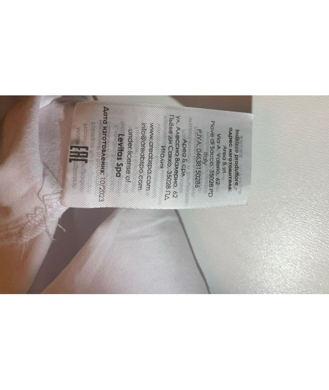 BIKKEMBERGS Белая хлопковая футболка, фото 4