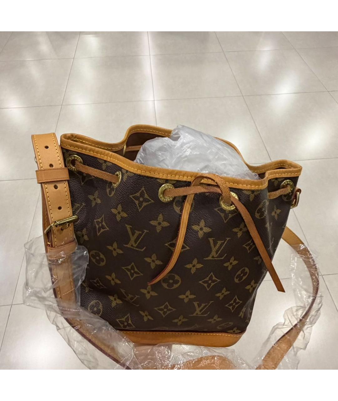LOUIS VUITTON Коричневая сумка тоут, фото 3