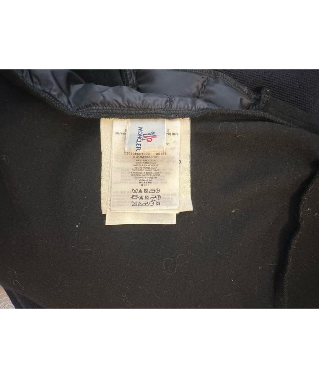 MONCLER Черное шерстяное платье, фото 7