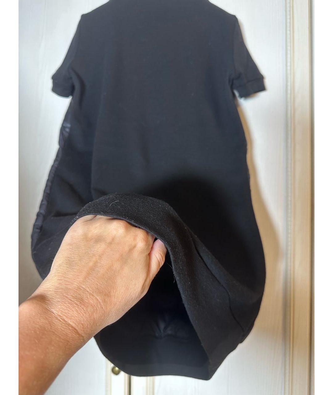 MONCLER Черное шерстяное платье, фото 8