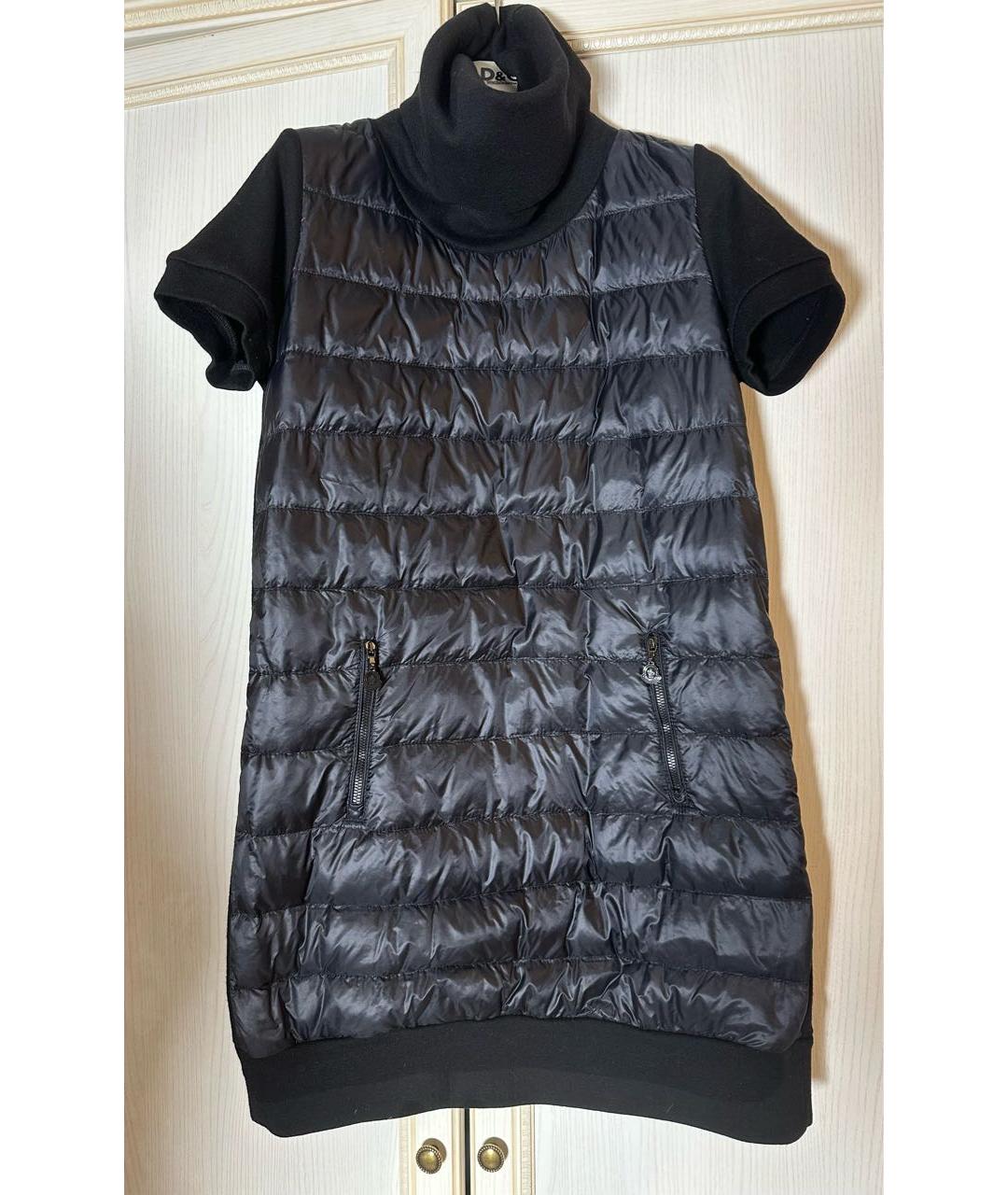 MONCLER Черное шерстяное платье, фото 9