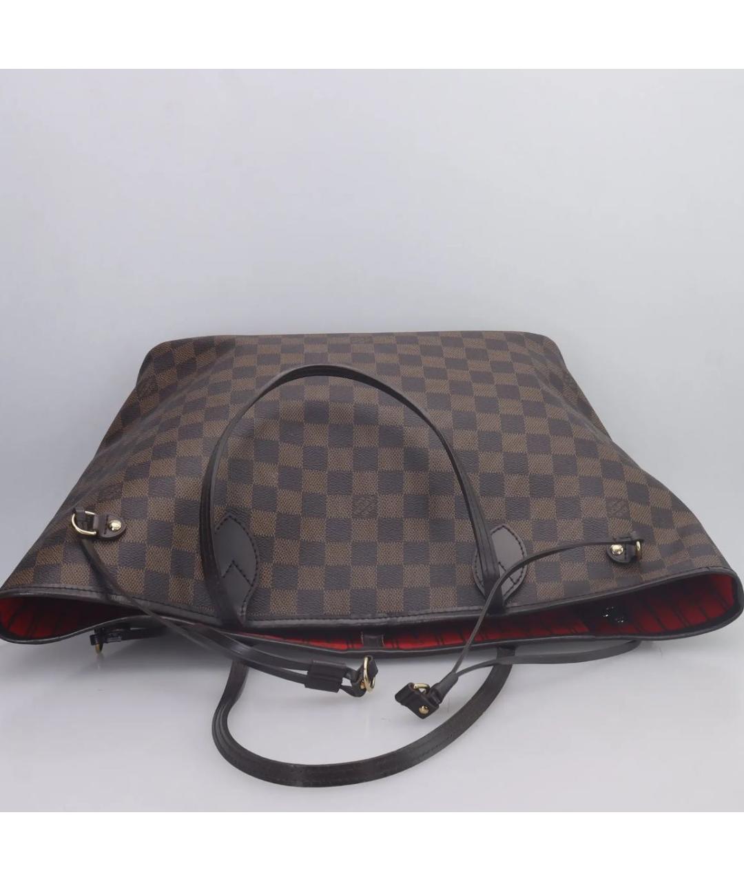 LOUIS VUITTON Коричневая сумка тоут, фото 4