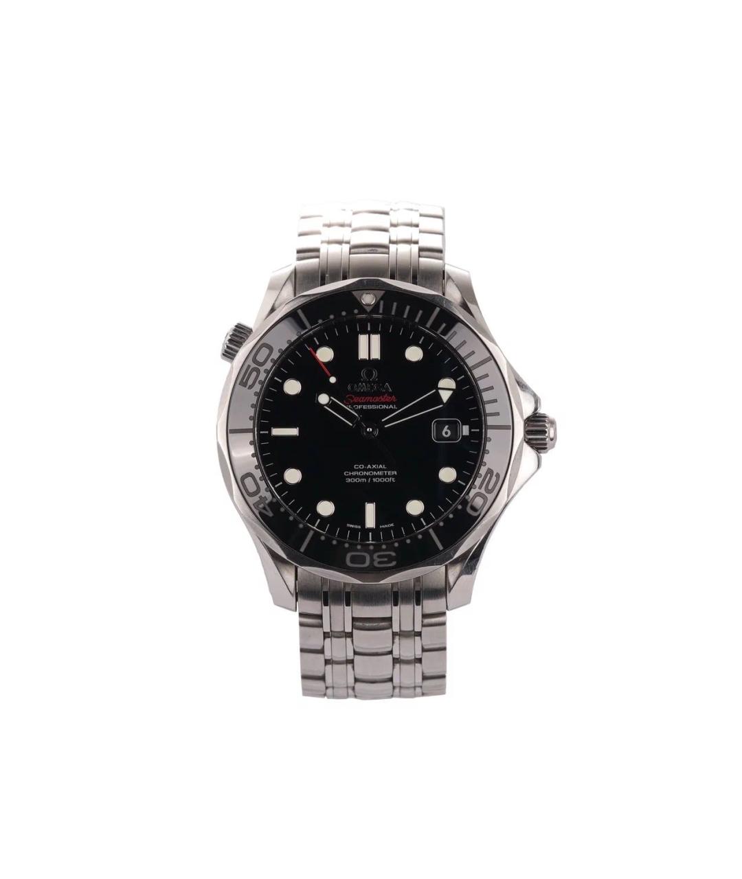 OMEGA Серебряные стальные часы, фото 1