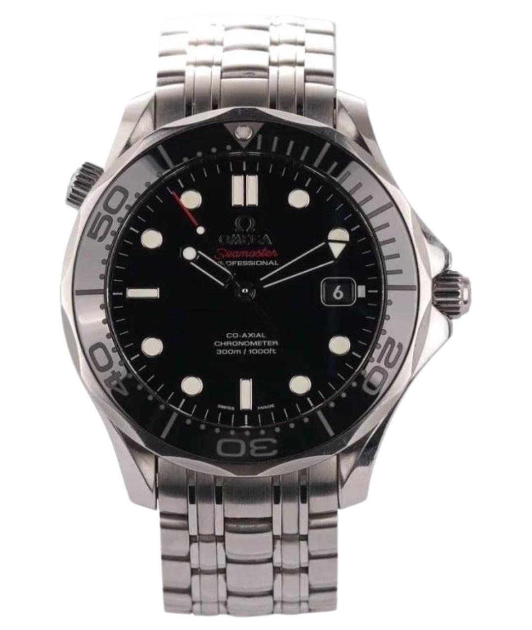 OMEGA Серебряные стальные часы, фото 1