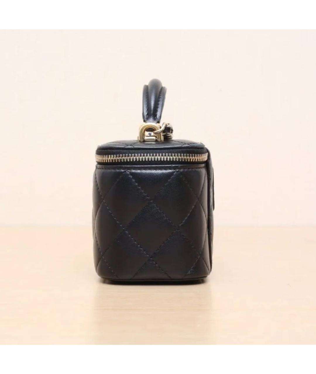 CHANEL Черная кожаная сумка через плечо, фото 6