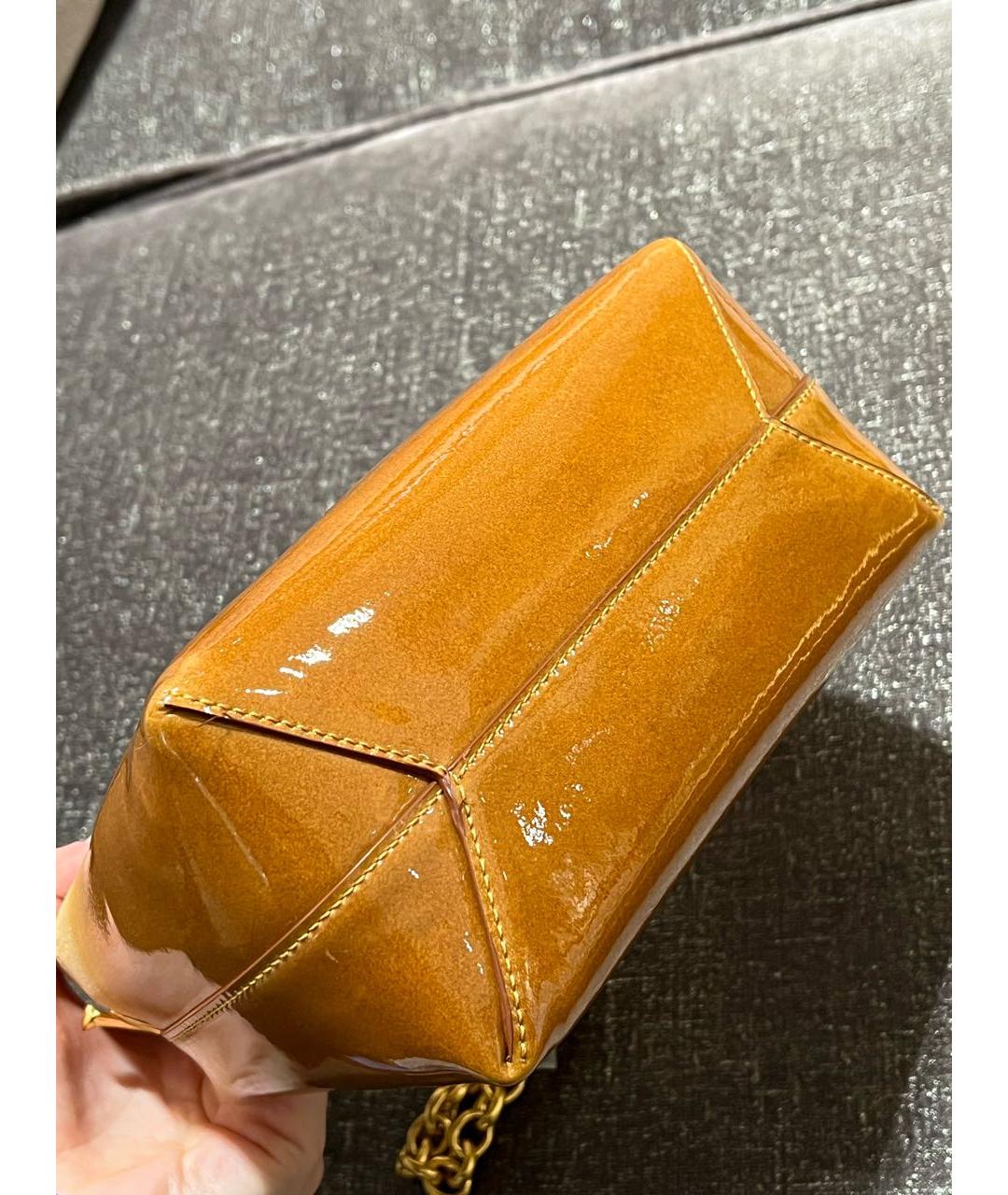 SCHIAPARELLI Оранжевая сумка с короткими ручками, фото 5