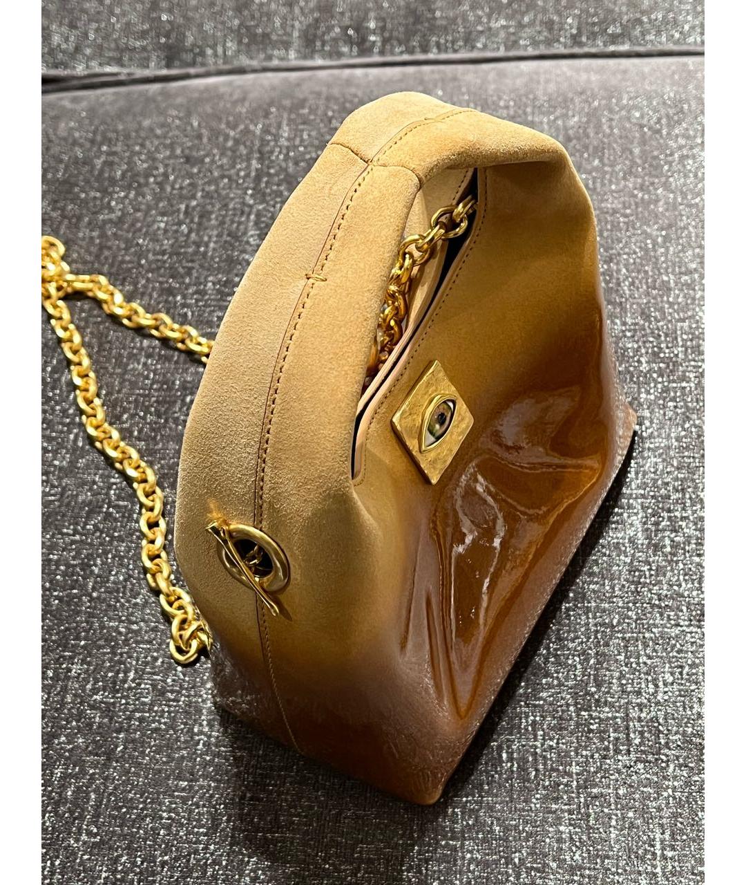 SCHIAPARELLI Оранжевая сумка с короткими ручками, фото 3