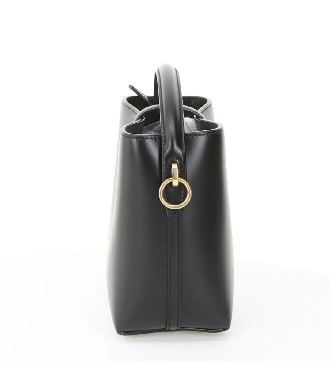 SAINT LAURENT Черная кожаная сумка через плечо, фото 4