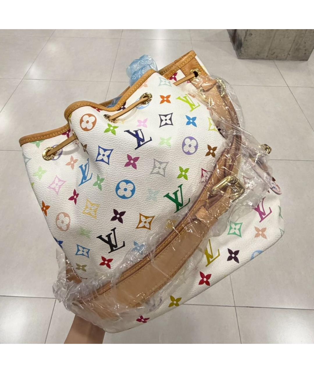 LOUIS VUITTON Белая сумка через плечо, фото 2