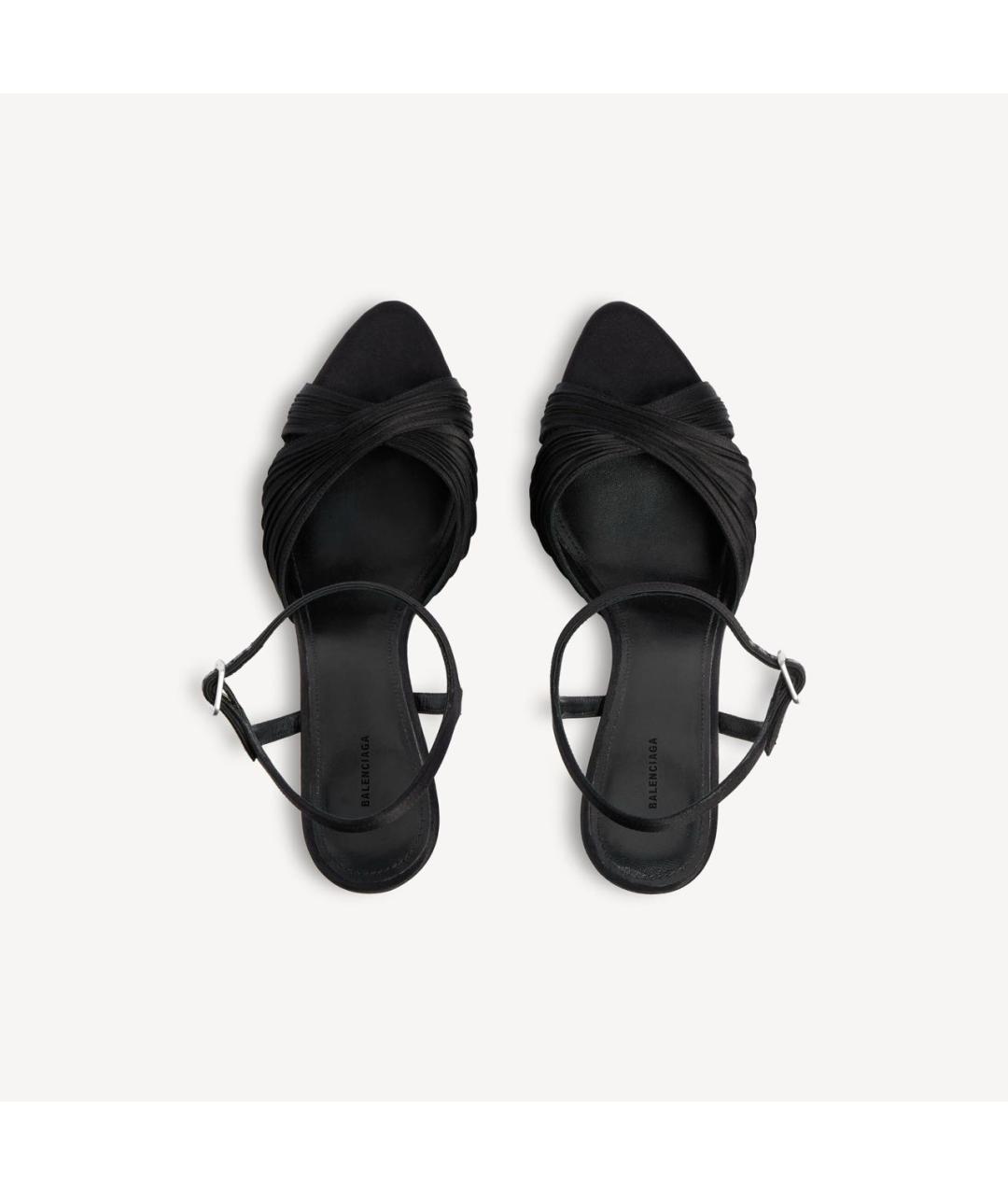 BALENCIAGA Черные сандалии, фото 6