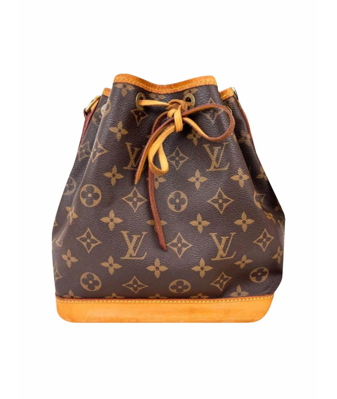 LOUIS VUITTON Коричневая кожаная сумка тоут, фото 1