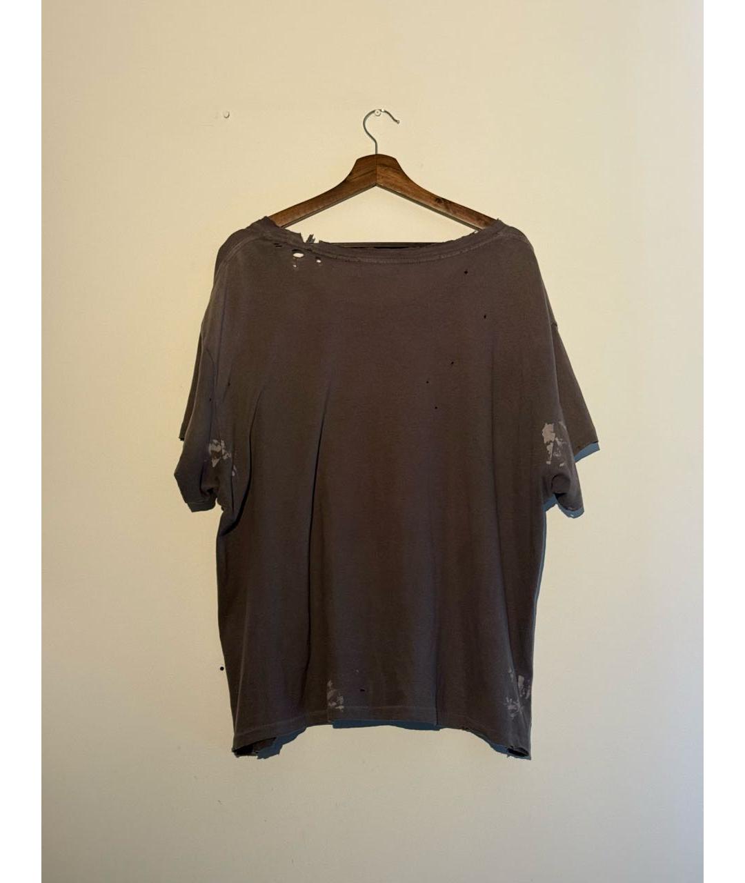 Enfants Riches Déprimés Антрацитовая хлопковая футболка, фото 2