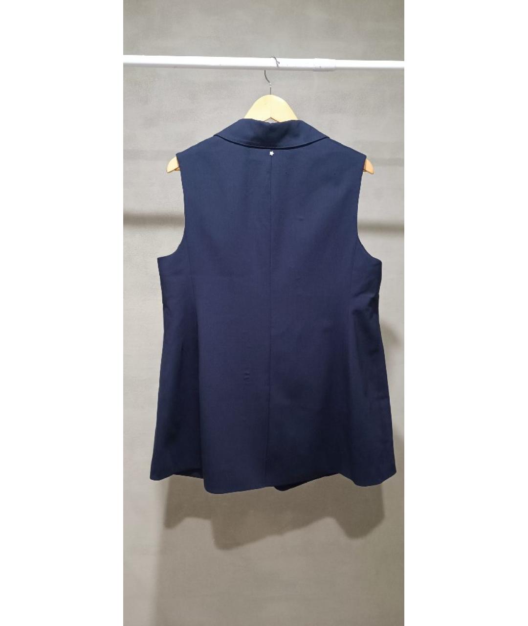 LORENA ANTONIAZZI Синий хлопковый жилет, фото 2