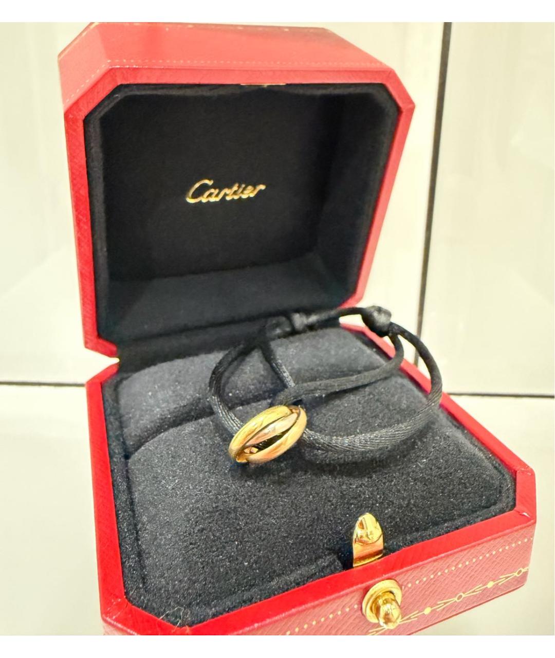 CARTIER Черный браслет из желтого золота, фото 3