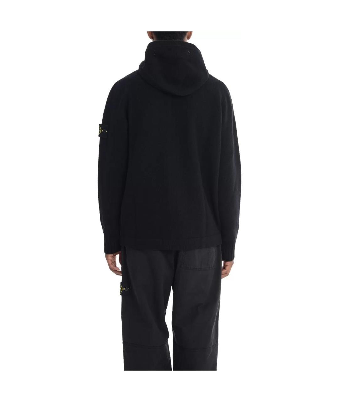 STONE ISLAND Черная куртка, фото 5