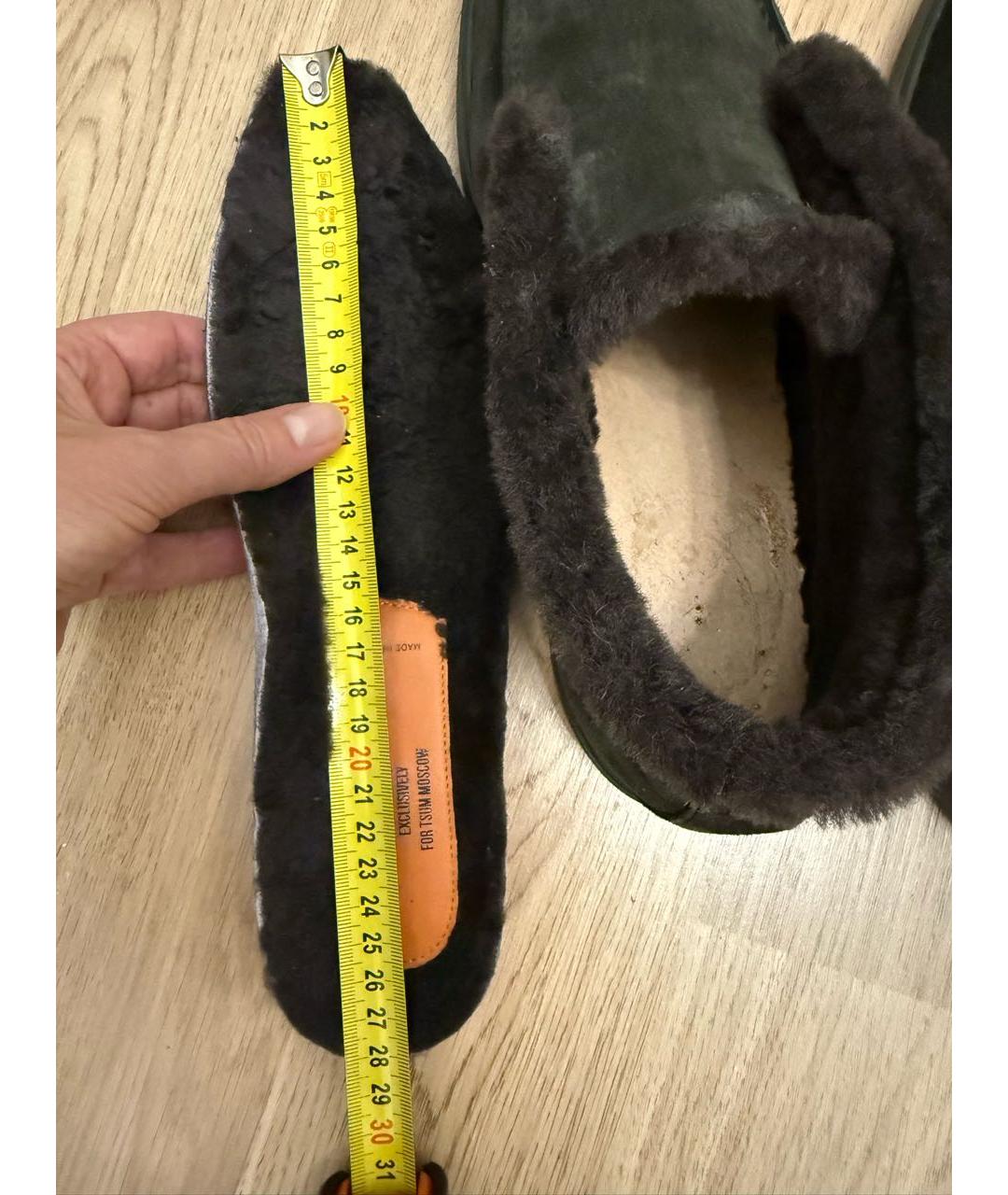 SANTONI Коричневые замшевые низкие ботинки, фото 6