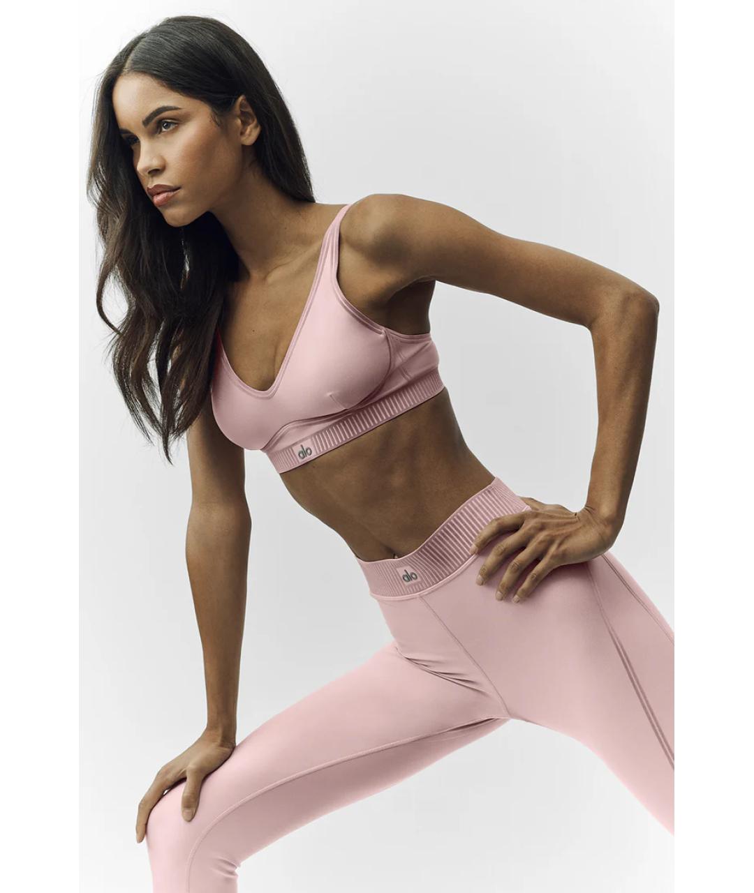 ALO YOGA Розовая майка, фото 4