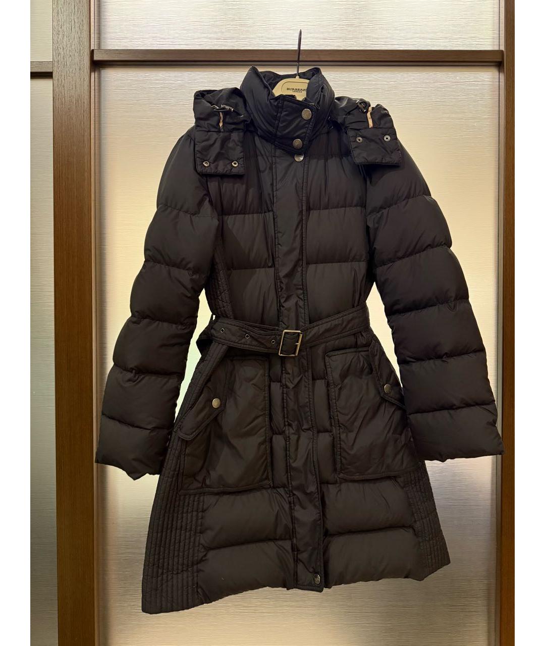 BURBERRY Черный пуховик, фото 8