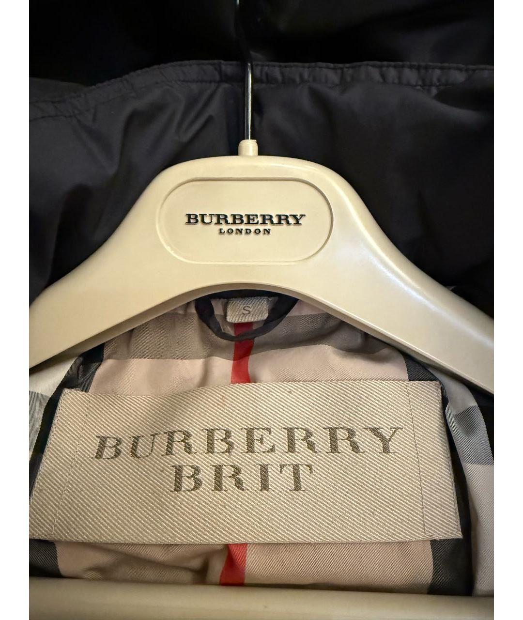 BURBERRY Черный пуховик, фото 3