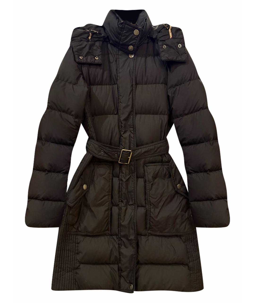 BURBERRY Черный пуховик, фото 1