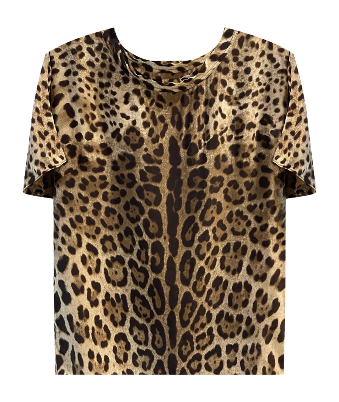 DOLCE&GABBANA Мульти шелковая блузы, фото 1