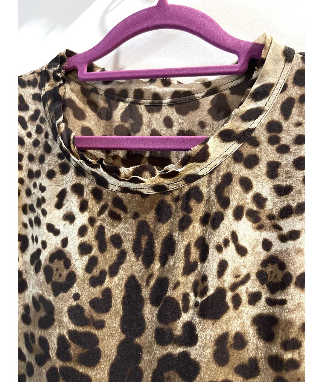 DOLCE&GABBANA Мульти шелковая блузы, фото 3