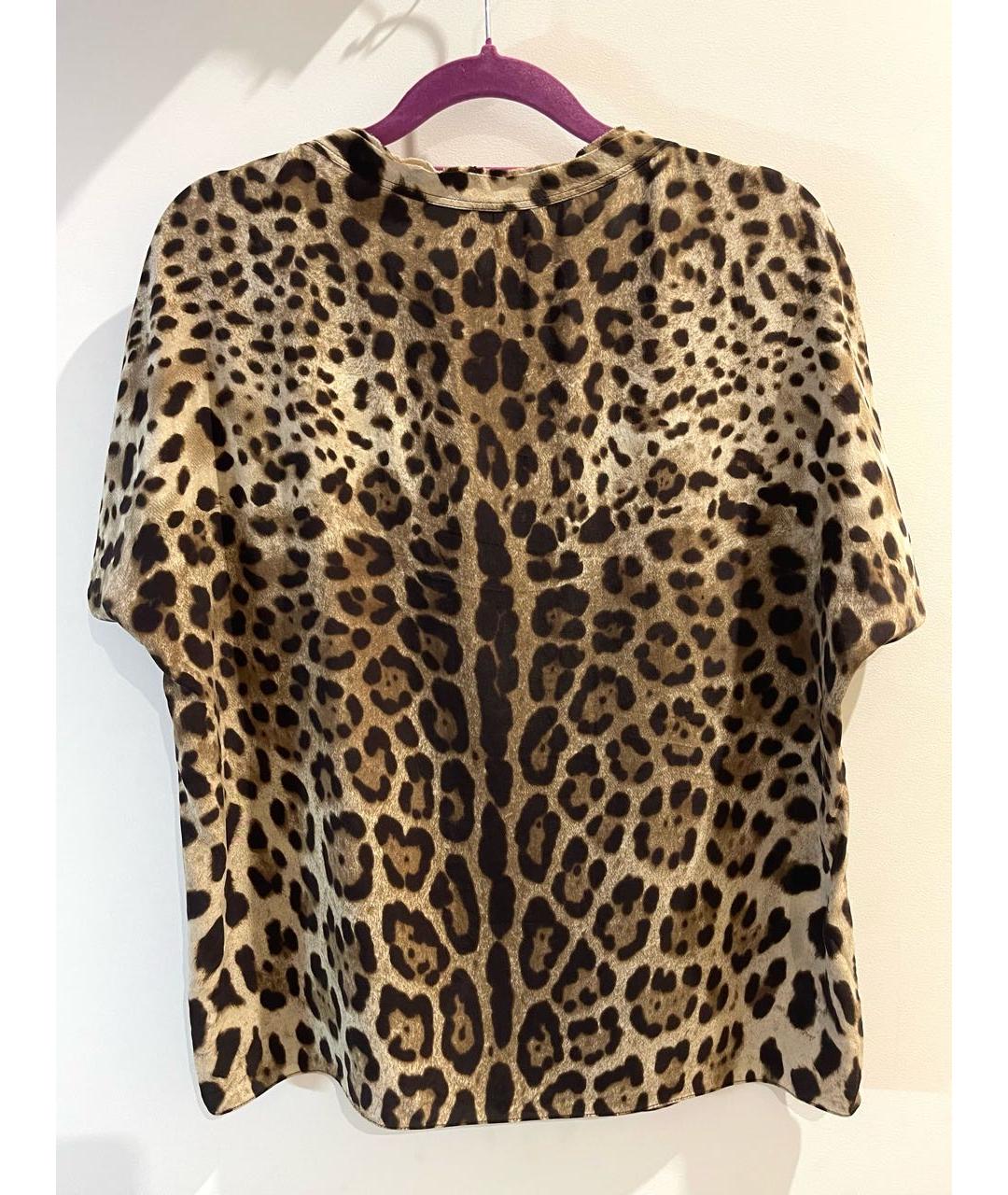 DOLCE&GABBANA Мульти шелковая блузы, фото 2