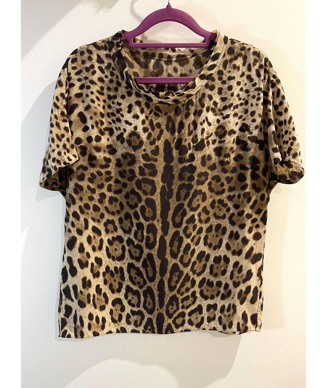 DOLCE&GABBANA Мульти шелковая блузы, фото 7