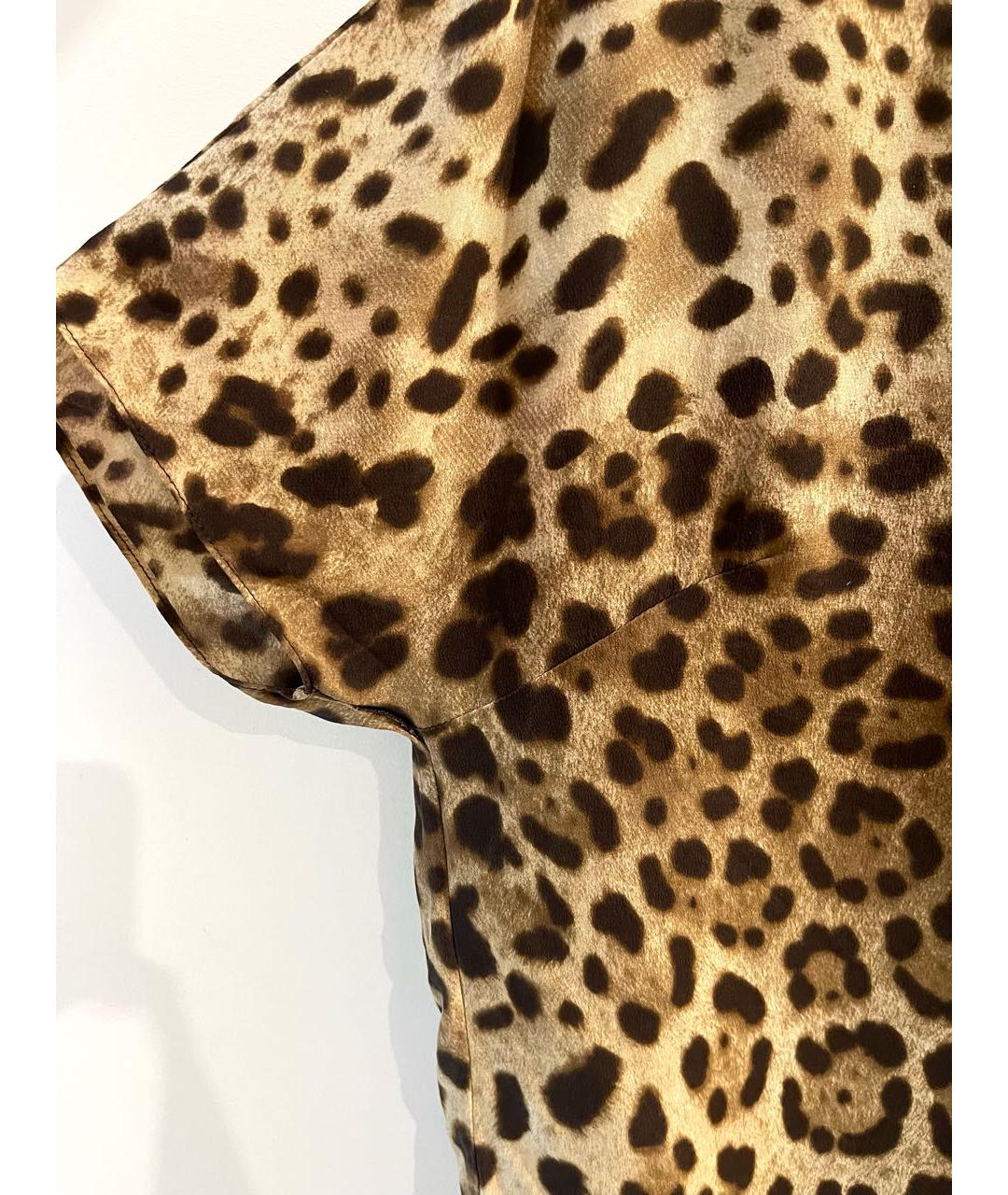 DOLCE&GABBANA Мульти шелковая блузы, фото 4